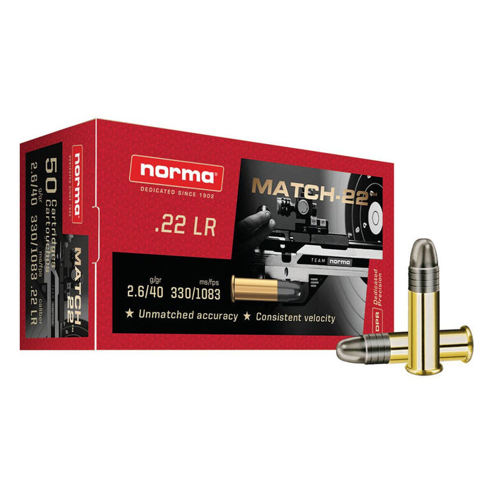 Norma Match-22 22LR 40GR
